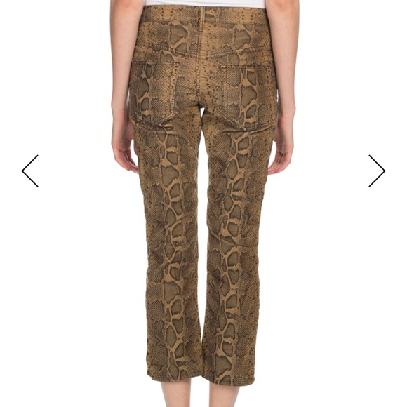 🐍 Isabel Marant snake skin ‘Apollo crop ‘ NWT 🐍 - Picture 2 of 2